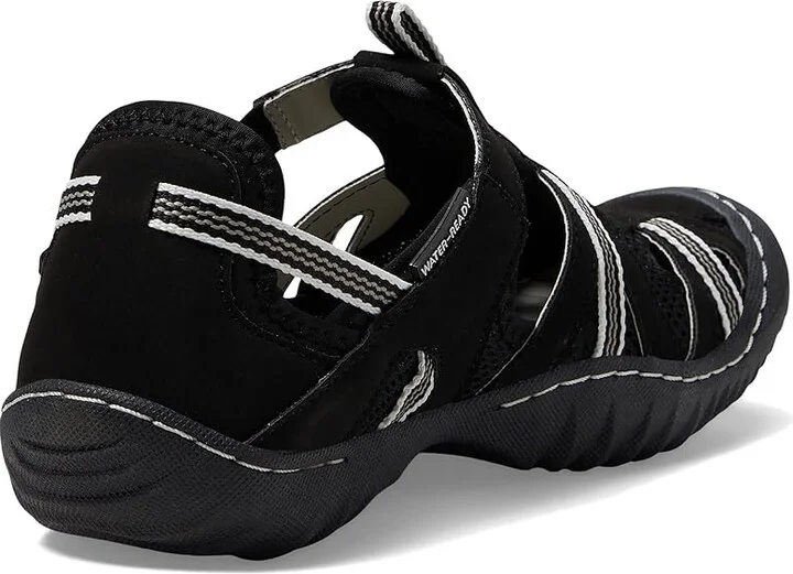 JBU Regional Water Ready Women's Shoes Black/White : 9.5 M, Synthetic/Textile - Image 4