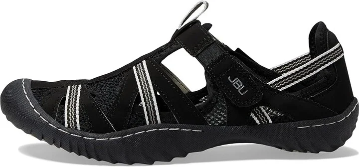 JBU Regional Water Ready Women's Shoes Black/White : 9.5 M, Synthetic/Textile - Image 6