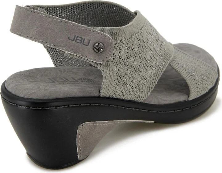 Jbu Women's Alyssa Wedge Sandals - Image 8