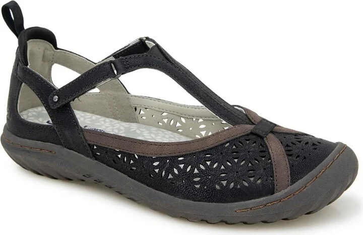 JBU Women's B4daf01w Comfort Casual Classic Mary Jane T-Strap Flats Fashion Shoes