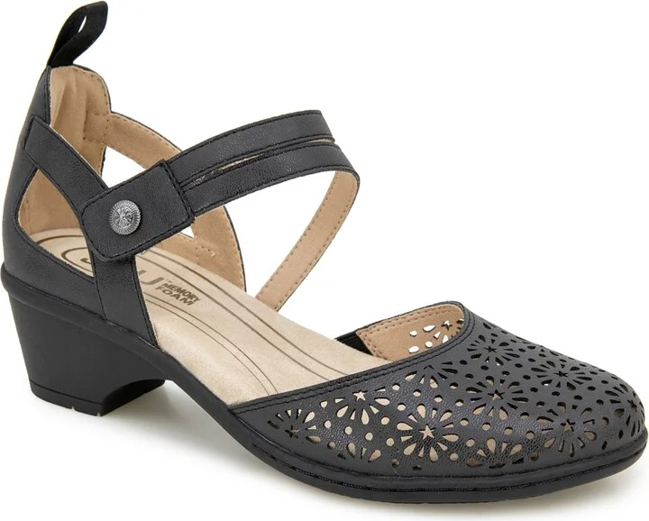 Jbu Women's Bethany Mary Jane Heel Shoe