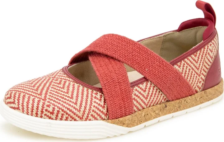 Red/Cream Raffia
