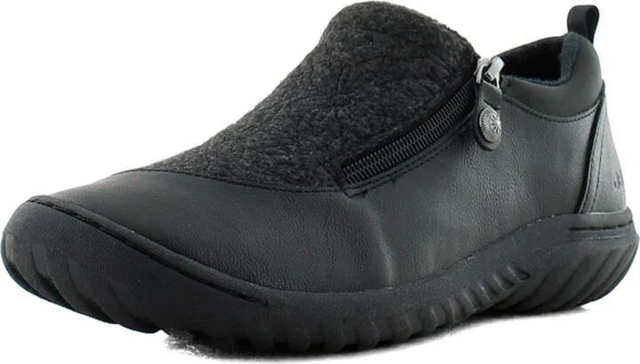 JBU Women's Elodie Comfort Casual Side Zipper Dress Shoe