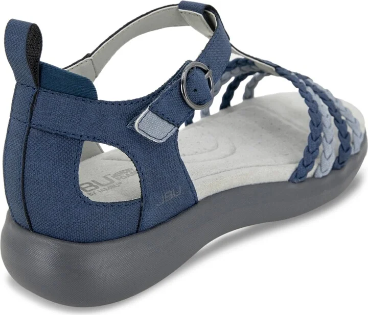 Jbu Women's Prague T-Strap Sport Sandals - Denim/stone Blue - Image 3