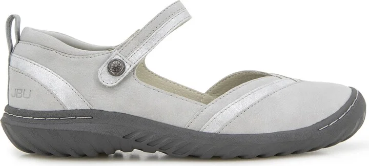 Jbu Women's Raven Round Toe Flats - Light Tan, Shimmer - Image 7