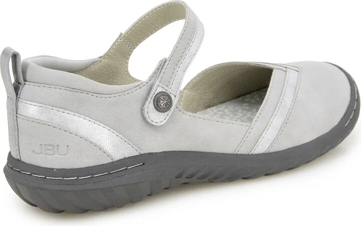 Jbu Women's Raven Round Toe Flats - Light Tan, Shimmer - Image 10
