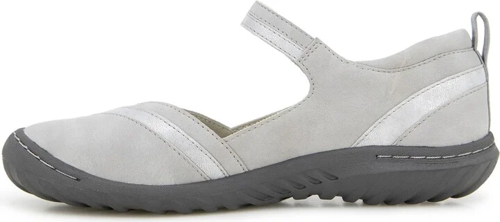 Jbu Women's Raven Round Toe Flats - Light Tan, Shimmer - Image 11