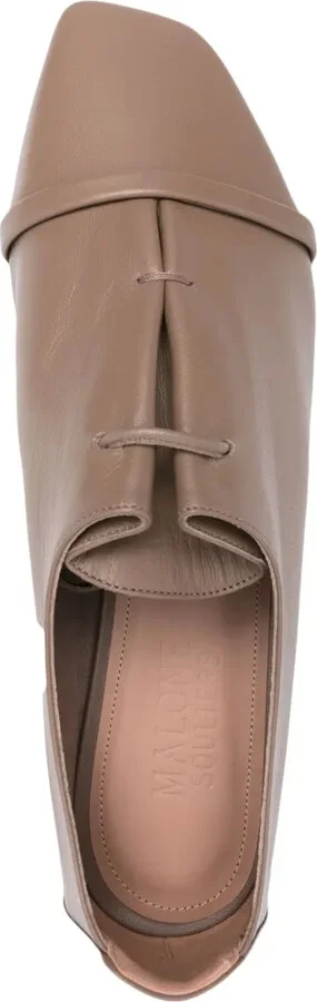 Jean leather oxford shoes - Image 4