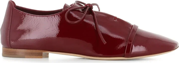 Jean patent Oxford shoes