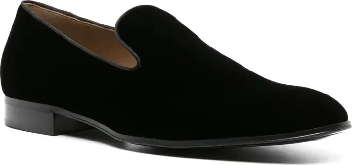 Jean round-toe velvet loafers - Image 2