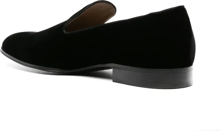 Jean round-toe velvet loafers - Image 3