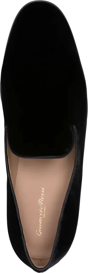 Jean round-toe velvet loafers - Image 4