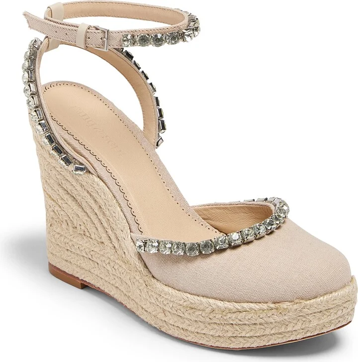 Jeanne Crystal Espadrille Wedge
