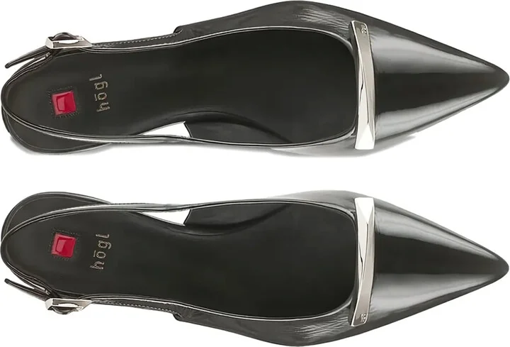 Jeanne pointed-toe slingback pumps - Image 4