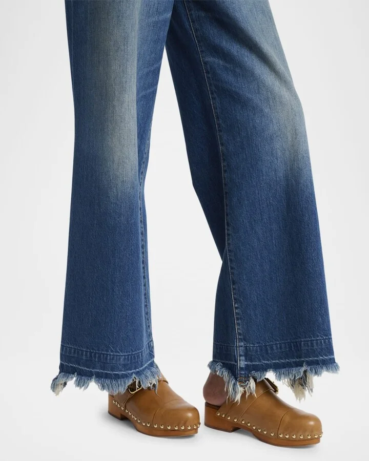Jeannette Calf Leather Buckle Clogs - Image 5
