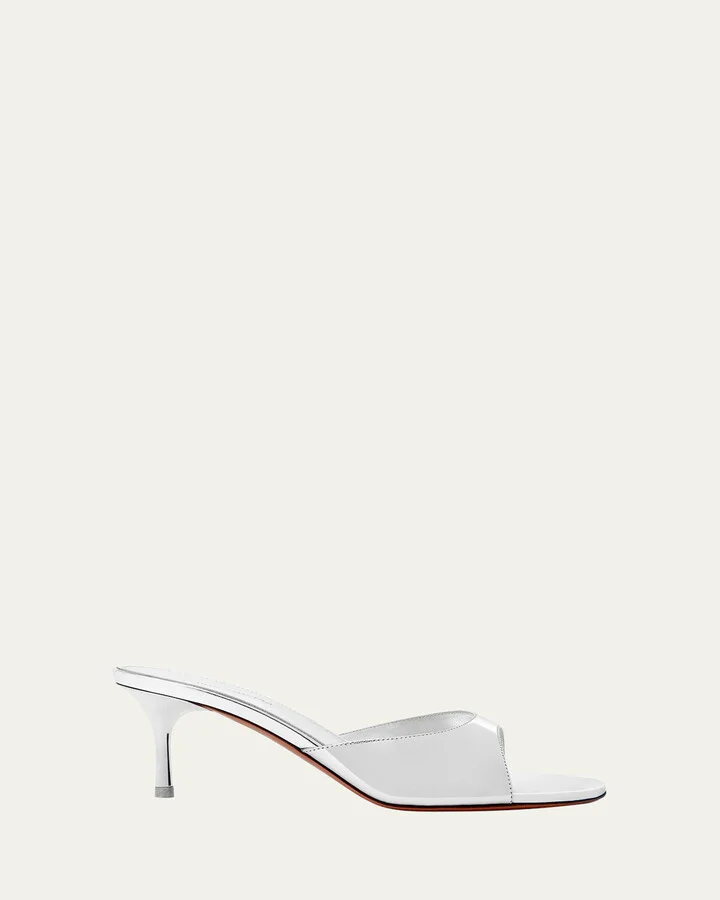 Jeannie Metallic Stiletto Slide Sandals