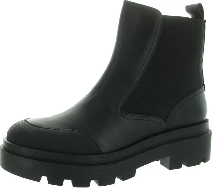 Jeba 879 Womens Mixed Media Leather Chelsea Boots