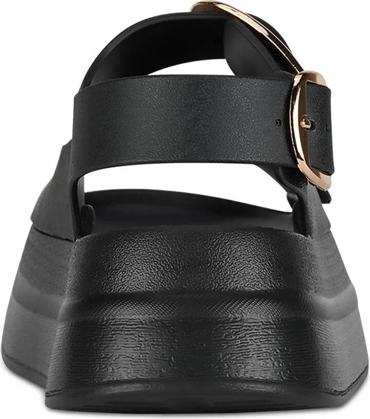 Jeffrey Campbell Blithe Flatform Footbed Sandals - Cream/Silver - Image 7