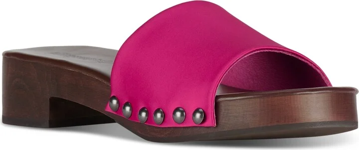 Jeffrey Campbell Cambrie Wooden Platform Slide Sandals