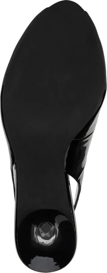 Jeffrey Campbell Charis Peep-Toe Slingback Pumps - White Patent/Silver - Image 9