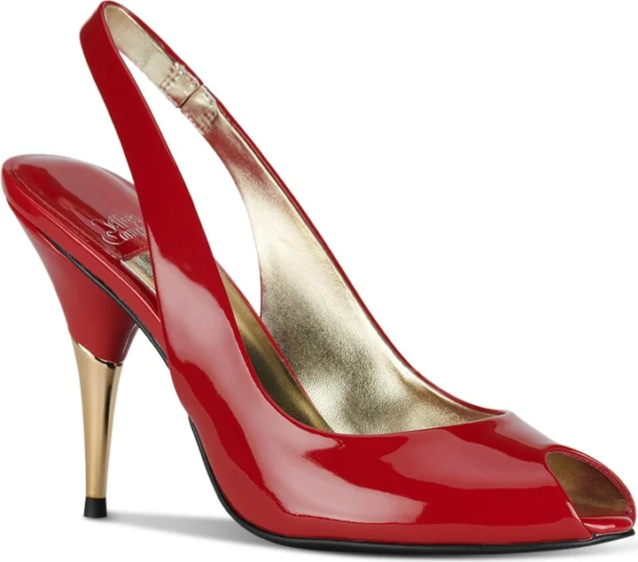 Red Patent,gold