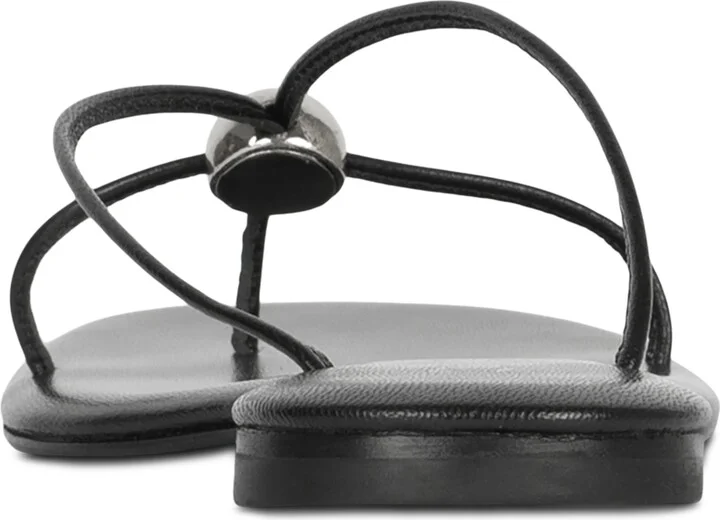 Jeffrey Campbell Cherished Dome-Stud Strappy Flat Sandals - Buff/Silver - Image 7