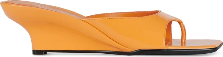 Jeffrey Campbell Honey-Bun Sculpted Demi-Wedge Sandals - Image 2