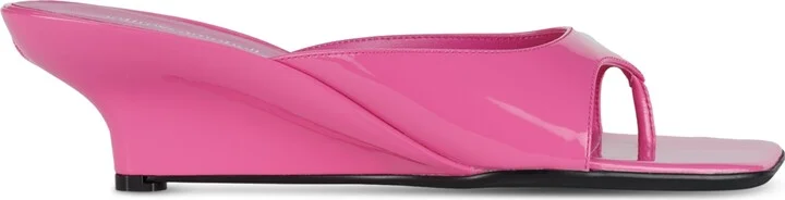 Jeffrey Campbell Honey-Bun Sculpted Demi-Wedge Sandals - Image 6