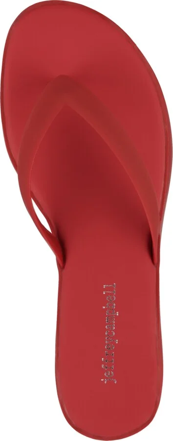 Jeffrey Campbell Lollipop Jelly Kitten-Heel Thong Sandals - Image 4