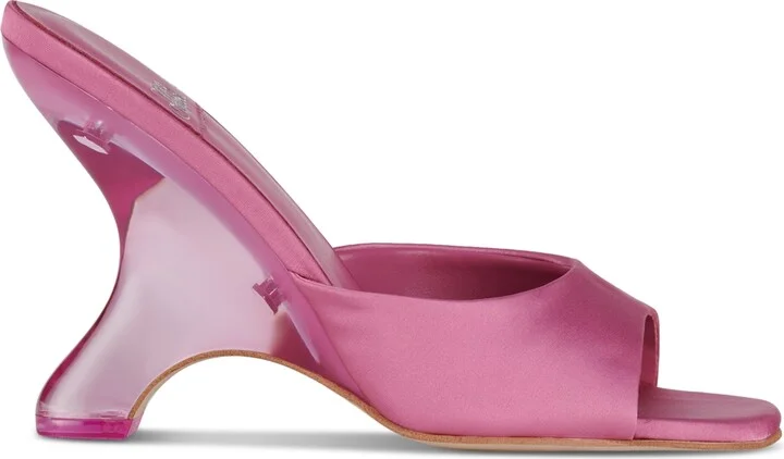 Jeffrey Campbell Mew-2 Sculpted Vinyl Wedge Sandals - Image 6