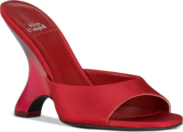 Jeffrey Campbell Mew-2 Sculpted Vinyl Wedge Sandals