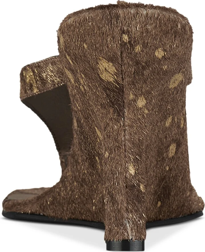 Jeffrey Campbell Romee-f Sculpted Wedge Thong Sandals - Image 3