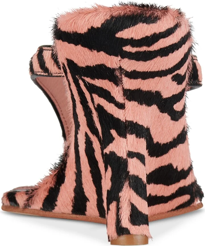 Jeffrey Campbell Romee-f Sculpted Wedge Thong Sandals - Image 8