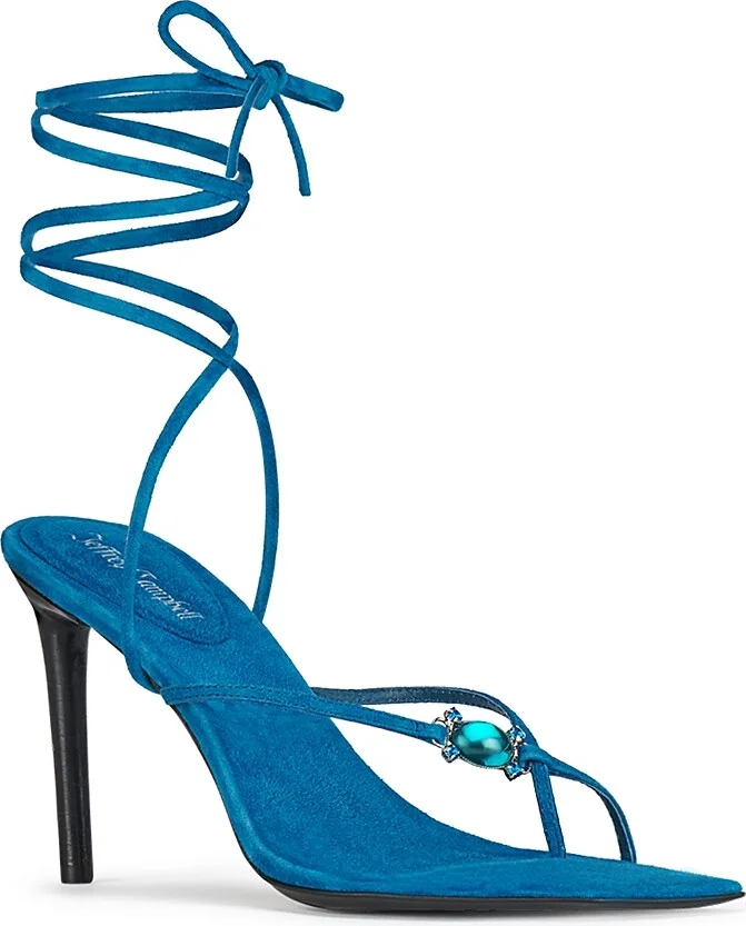 Turquoise Suede