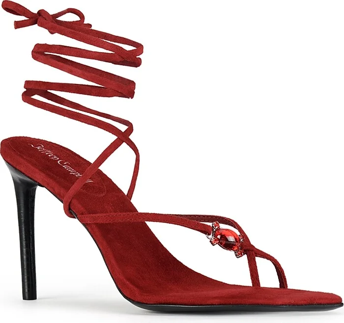 Jeffrey Campbell Women's Faery Ankle Tie Sandals