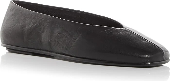 Jeffrey Campbell Women's Fathom Square Toe Ballet Flats