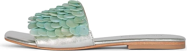 Jeffrey Campbell Women's Fishy Beaded Slide Sandals