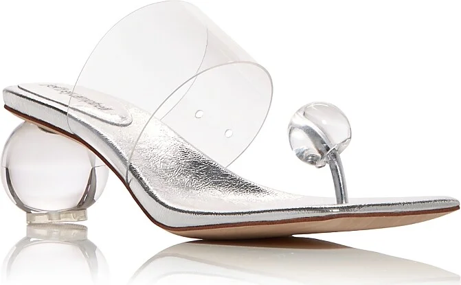 Jeffrey Campbell Women's Latus Sphere Heel Slide Sandals