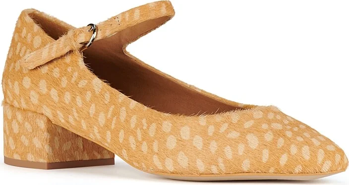 Jeffrey Campbell Women's Mannerly-f Calf Hair Mary Jane Pumps