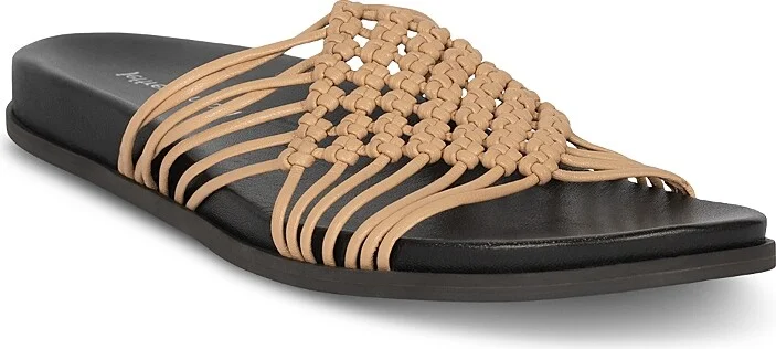 Jeffrey Campbell Women's Plait Strappy Slide Sandals