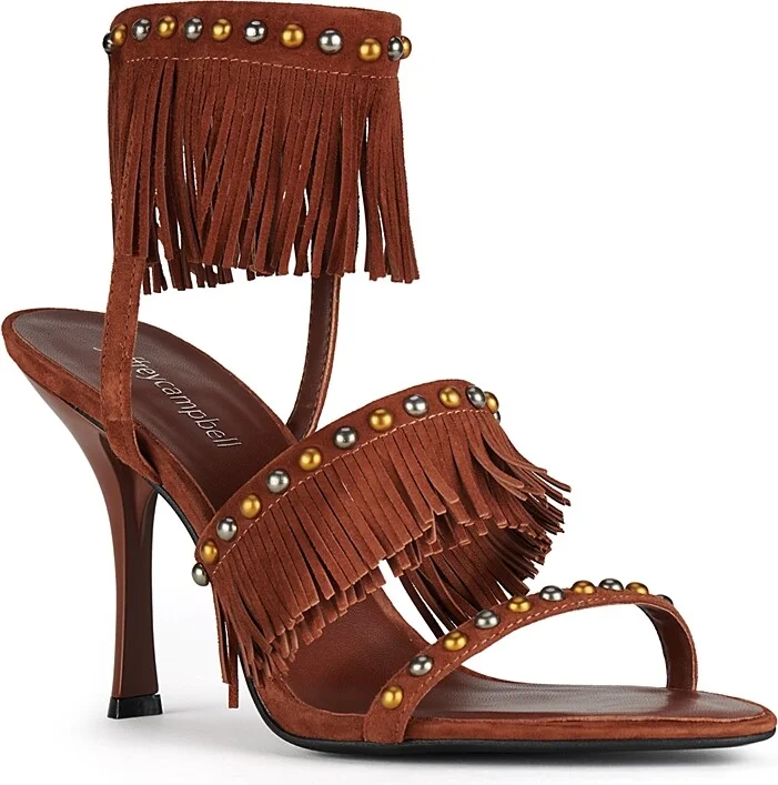 Jeffrey Campbell Women's Saige Fringe Sandals