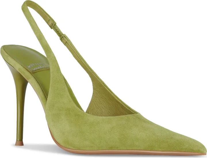 Bright Chartreuse Suede