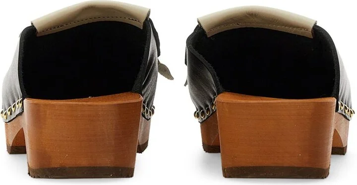 Jejia Leather Clogs - Image 3