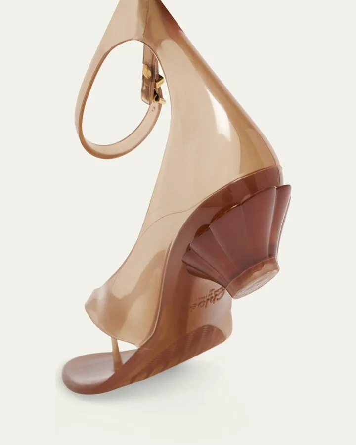 Jelly Thong Ankle-Strap Sandals - Image 3