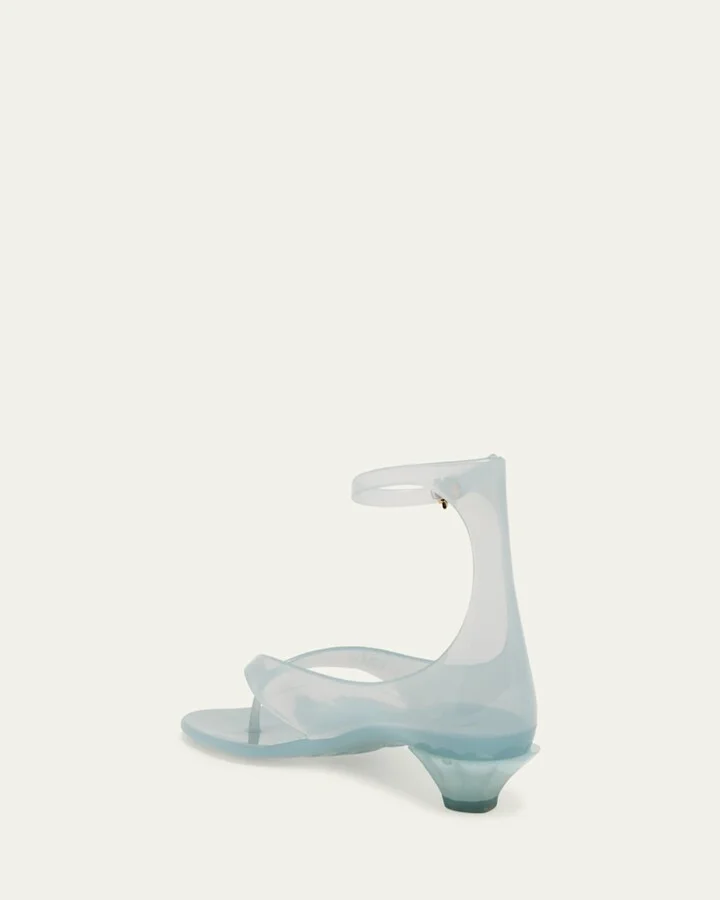 Jelly Thong Ankle-Strap Sandals - Image 7