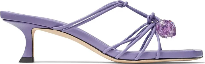 Jemma 50mm leather mules