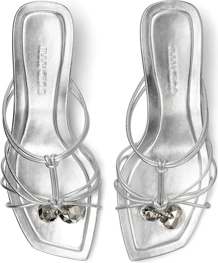 Jemma 50mm leather sandals - Image 4
