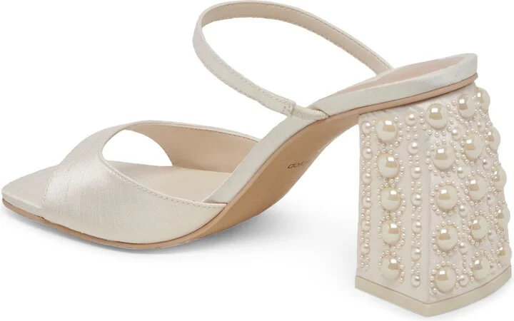 Jemmy Imitation Pearl Slide Sandal - Image 3