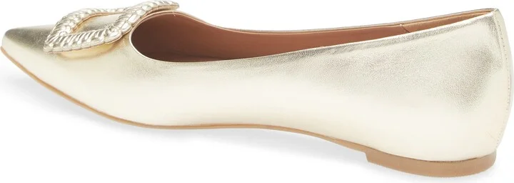 Jena Water Repellent Pointed Toe Flat - Image 8