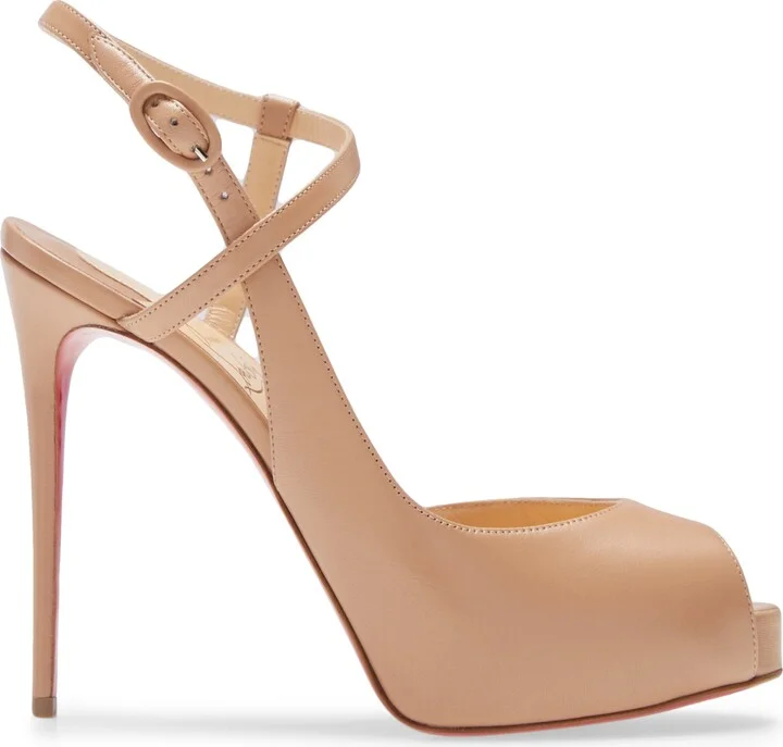 Jenlove Ankle Strap Peep Toe Stiletto - Image 3